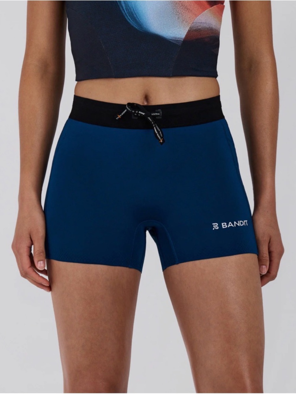 WOMEN'S STAMINA-V™ 3" COMPRESSION SHORTS - INK BLUE